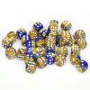 Chessex 6 Fcaes Dice Blue Gold