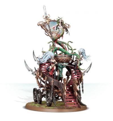 Warhammer AOS - Daughters of Khaine - Bloodwrack Shrine / Hag Queen On Cauldron /