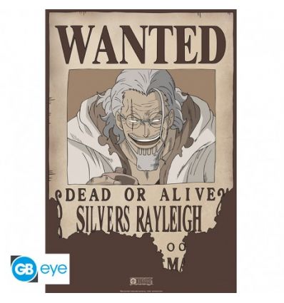 One Piece Poster Wanted Rayleigh