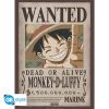 ONE PIECE Poster Wanted Luffy (52x38cm)