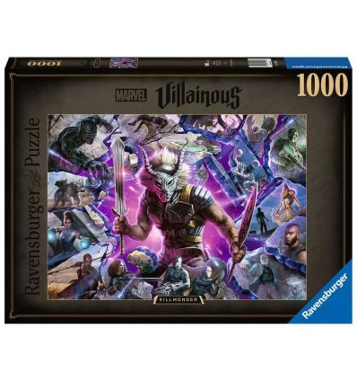 Puzzle 1000 Pièces Marvel Villainous - Killmonger