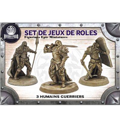 Set de Figurines Pour JDR - Humains Guerriers