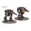 LEGIONS IMPERIALIS - WARHOUND TITANS WITH URSUS CLAWS AND MELTA LANCES