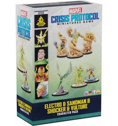 Marvel Crisis Protocol - Electro & Sandman & Shocker & Vulture