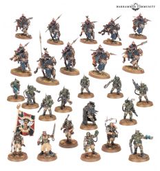Warhammer 40k - Troupes De Choc Cadiennes Astra Militarum - Kit 10 Figurines Plastique - Édition 2023