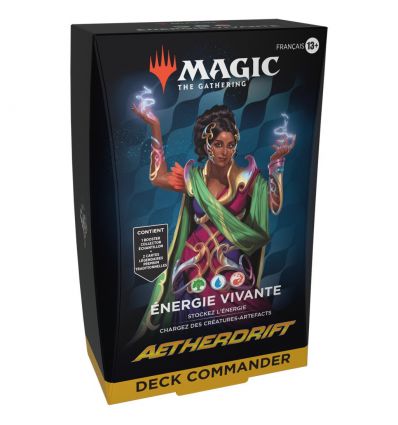 MTG Aeterdrift Deck Commander Energie Vivante