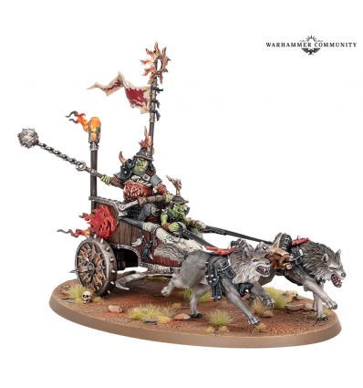 Gloomspite Gitz V4 - GROGNEBOSS SUR ROULEGUERRE