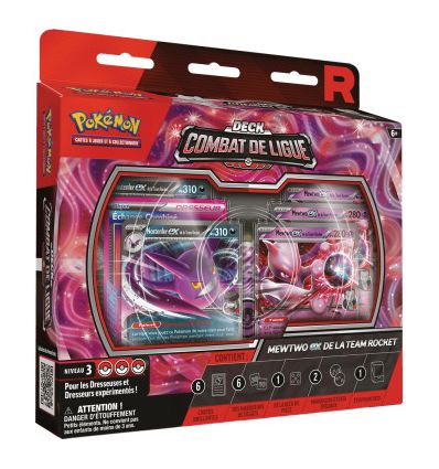 Pokemon TCG - Deck De Combat De Ligue - Mewtwo Ex De La Rocket