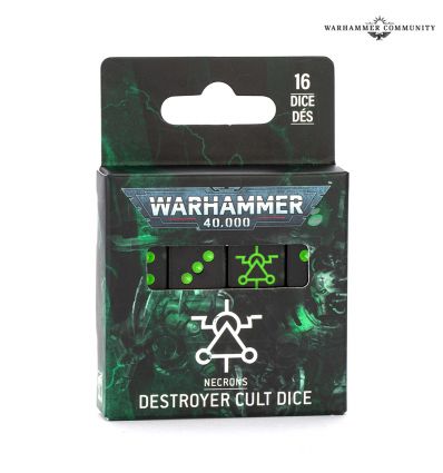 Necrons V10 - DESTROYER CULT DICE