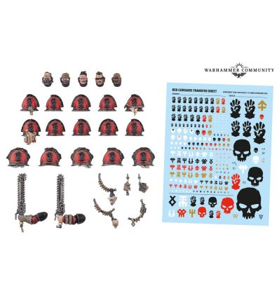 AMELIORATIONS+DECALCOMANIES RED CORSAIRS