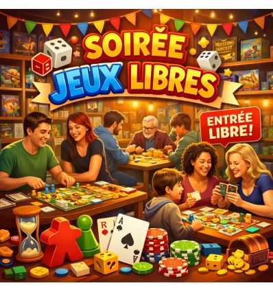 Soirée Jeux du 21 Février - 20h00