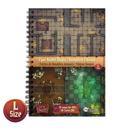 Cartes De Batailles Epiques - Heroic Fantasy Donjon - Taille L