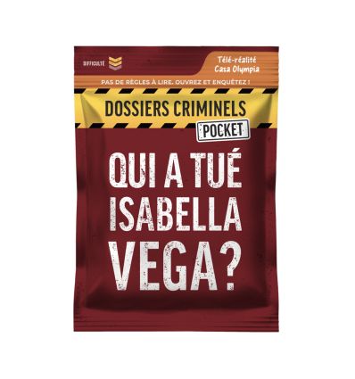 Dossier Criminels Pocket - Qui A Tue Isabella Vegan