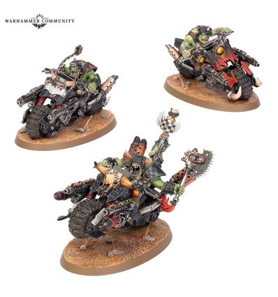 Orks V11 - BANDE DE MOTARDS DE GUERRE