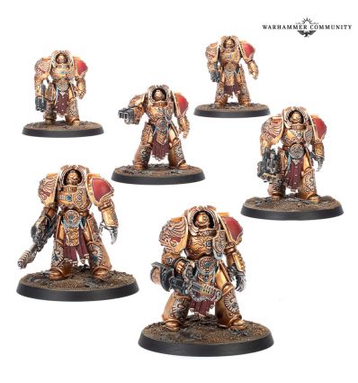 Adeptus Custodes V11 - SODALITE DE TERMINATORS AQUILON