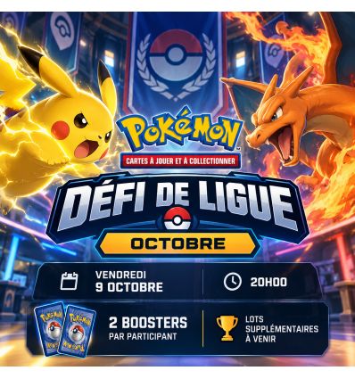 Pokémon TCC - Défi de Ligue Octobre - 9/10 20h00