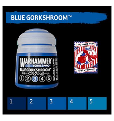 Warhammer Tone Pro -  BLUE GORKSHROOM 5 12ML ROW