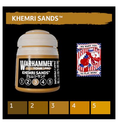 Warhammer Tone Pro -  KHEMRI SANDS 1 12ML ROW