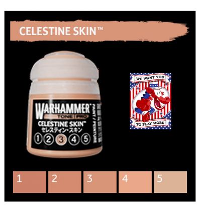 Warhammer Tone Pro -  CELESTINE SKIN 2 12ML ROW