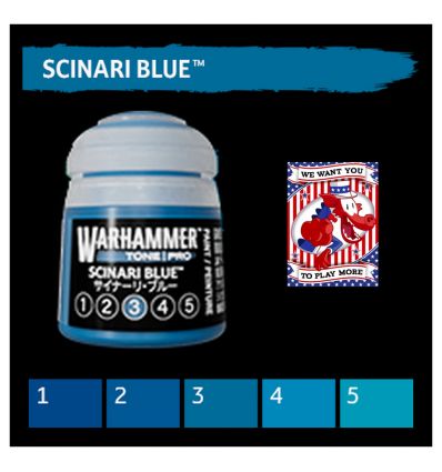 Warhammer Tone Pro -  SCINARI BLUE 2 12ML ROW
