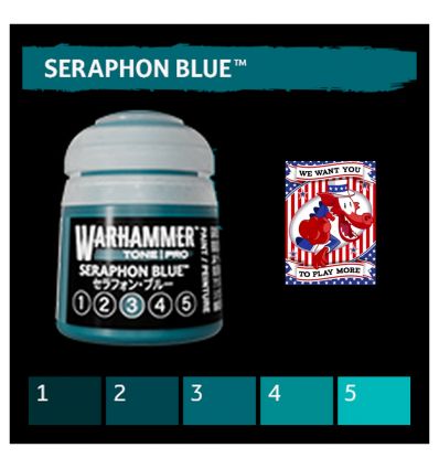 Warhammer Tone Pro -  SERAPHON BLUE 5 12ML ROW
