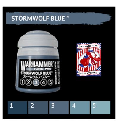 Warhammer Tone Pro -  STORMWOLF BLUE 5 12ML ROW