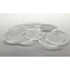 Socles ronds Transparent Plexiglass 25 mm x10
