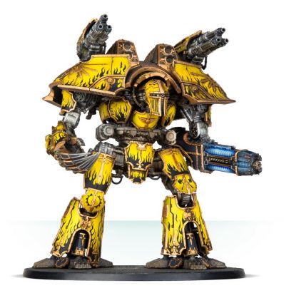 [Adeptus Titanicus]Warlord Battle Titan avec annihilateur à plasma et gantelet énergétique